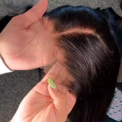 China Peruvian Straight 10a Human Hair Virgin Wigs, Green Hair Lace Front Wig, Short Bob Wig For Women for sale