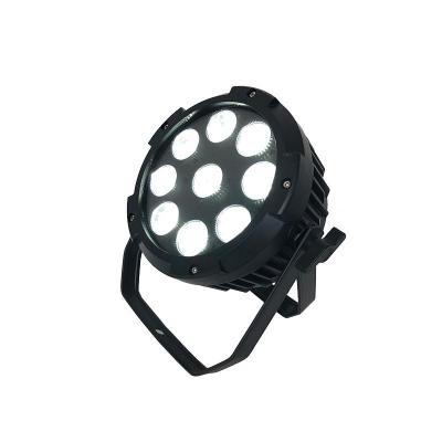 China Theme Park 9pcs 18W Club Lights IP65 Waterproof RGB 9X18W Led Par Can Light for sale