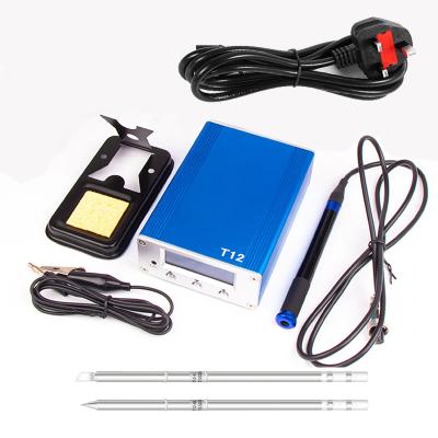 China Digital Temperature Display LCD Digital Display Constant Temperature Mini T12 SMD Soldering Station for sale