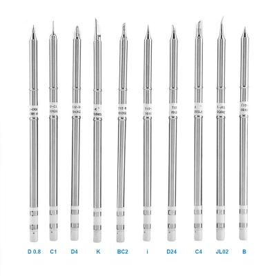 China Wholesale Solder Tips T12 Series Lead Free Bits Original Soldering Iron Accessory for sale