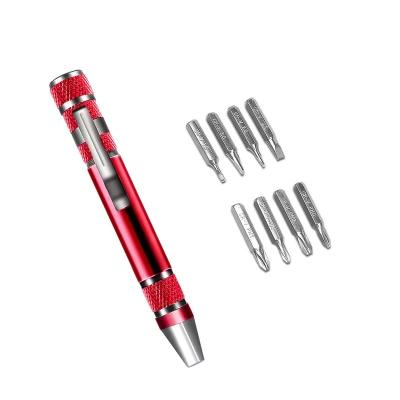 China 8-in-1 Portable Steel Multi-Function Screwdriver Set Hardware Tools for sale