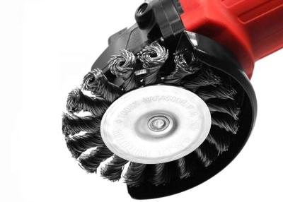 China High Performance Wheel Brushes Knotted Shank Mounted 100mm OD for Derusting zu verkaufen