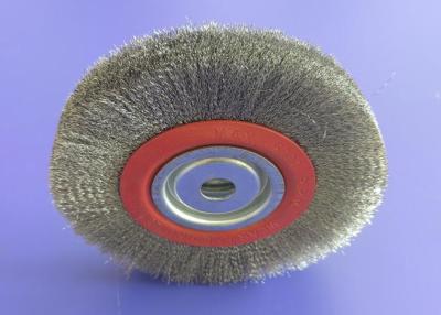 中国 Long Life Crimped Wire Wheel Brush 150 X 16mm Stainless Steel For Removing Rust 販売のため