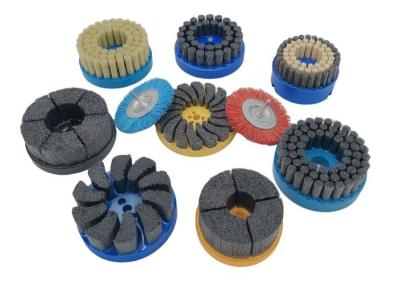 중국 DOT Style Abrasive Nylon Disc Brush Deburring Tools for Surface Preparation 판매용