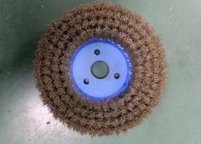 China DOT Style 200mm Steel Wire Disc Brush Deburring Tools for Surface Preparation zu verkaufen