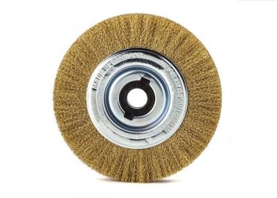 Chine La brosse métallique de broyeur de banc/a serti par replis la brosse 200 x 25,4 X 20MM de roue de fil de 8 pouces à vendre