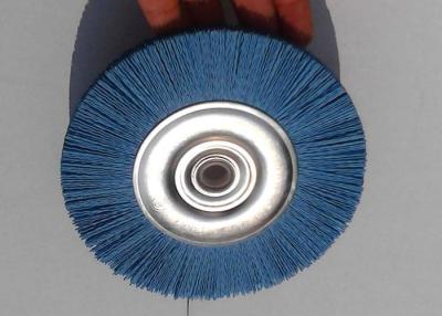 China Escova de nylon abrasiva durável da roda/escova circular de nylon com cor azul à venda