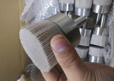 China Getrocknete Bewurf-Abbau-Nylonschalen-Bürsten-Aluminiumoxid-Faden-industrielle Minischalen-Bürsten zu verkaufen