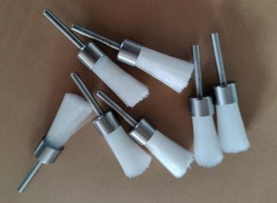 Chine Long Shank White Color PP Wire Pen Brush 25mm for Polishing à vendre