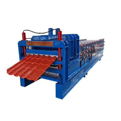 China Factory Glazed Tile Roof Tile Roll Forming Machine Roofing Sheet Making Machine Roll Forming Machine Roof Sheet for sale