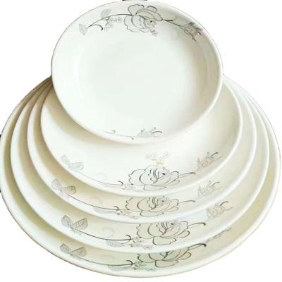 China Grace Sustainable Design Bone China Fine Dish Set Porcelain Dinner Dishes for sale