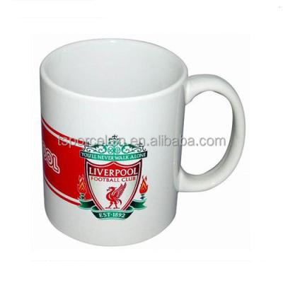 China New Design Porcelain Football Club Viable Bulk Coffee Mug for sale