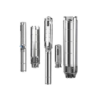 China Commercial Wastewater Treatment Buildings SJ3 Multistage Deep Well Stainless Steel Propeller Submersible Water Pumps for sale