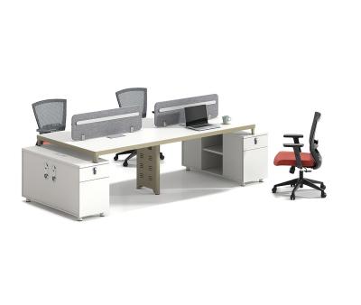 China 4 Person Simple Modern Furniture Design Office Partition Workstation for sale