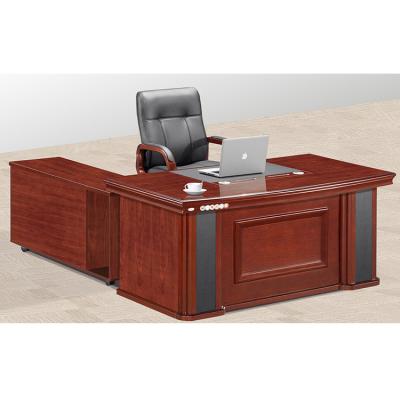 China Soild Regular Luxury Design Wooden Executive Office Boss Table for sale