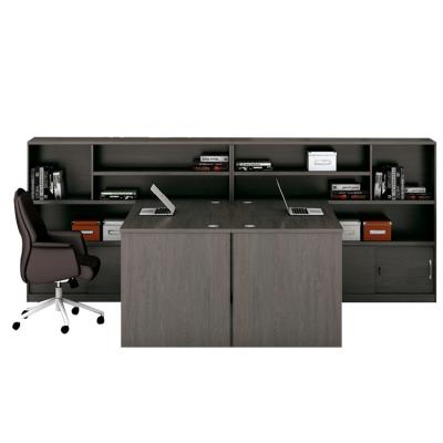 China Sale Design Office Furniture Manager Desk Classic Black Office Equipment Furniture Regular Design for sale