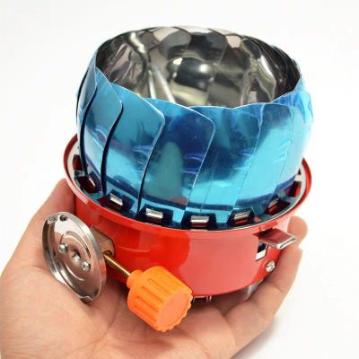 China Portable Outdoor Mini Gas Stove Folding Camping Stove Picnic Cooking Oven Gas Burners 2800W for sale