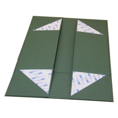 China Custom Cream Printed Velvet Folding Vegetable Paperboard Handmade Varnish Day Gift Packaging Custom Box for sale