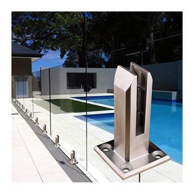 China Modern Residential High Quality Balcony Spit Household Glass Pool Railing for sale