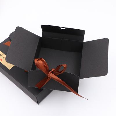 China Recycled High Quality Disposable Custom Printed Materials Kraft Paper Box Lunch Food Paper Box For Food for sale