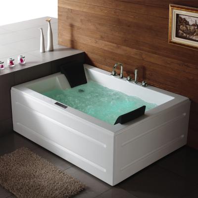 China Double Side Skirt Waterfall Massage Home Personal Acrylic Colorful Bathtub (Left Skirt) for sale