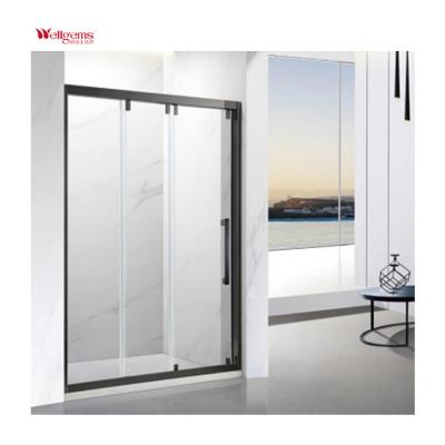 China Modern Wholesale Tempered Glass Shower Room Aluminum Bath Room Shower Set Luxury for sale