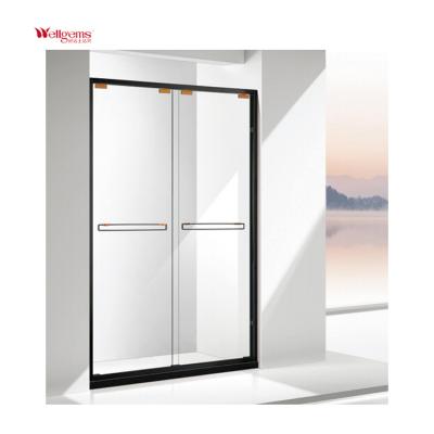 China Modern Glass Aluminum Sliding Shower Room Frame Shower Enclosure Or Shower Door for sale