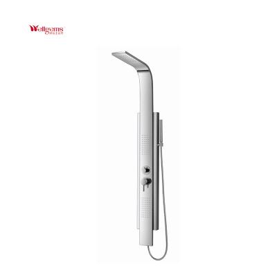 China With Clean Design OEM Multi Function Stainless Steel Bathroom Rainfall System Shower Tower Panel Clean Sliding Bar for sale