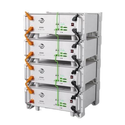 China Kowint 5kw 24V 200Ah 48V 100Ah 200Ah Remote Control Rack Type Deep Cycle Lithium Ion LiFePO4 Battery Pack For Solar Storage System for sale