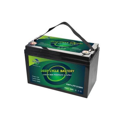 China Toys Kowint 6000 Cycles Solar Marine RV Battery LiFePO4 12V 100Ah for sale