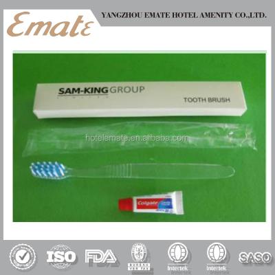 China Hotel Guest Used Common Cheap Dental Kit With Toothpaste for sale