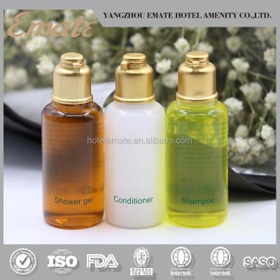 China High Quality 30ml Cheap Hotel Guest Used Shampoo With Gold Caps for sale