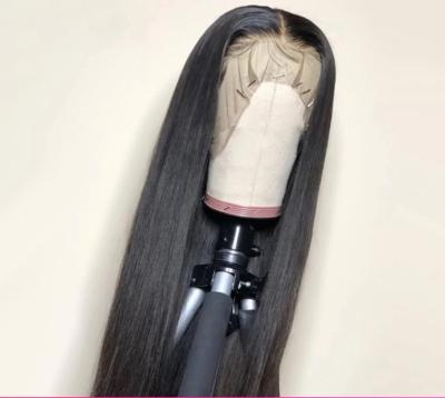 China Silky Straight 13x4 Straight Wave Bone Pre Plucked 150% Remy Human Hair Wigs Malaysian Bone Straight Closure Wig Lace Front Wigs For Women for sale