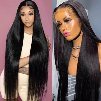 China 3Pcs Deep Wave Cuticle Aligned Virgin Hair Wigs Hd Lace , 5x5 150% Density Body Wave Wig Ready Running Hair Straight for sale