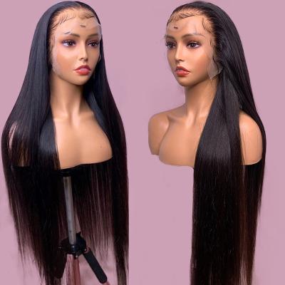 China Deep Wave Pre Plucked Lace Mink Brazilian Hair Closure Wig With Baby Hair, Pineapple 5*5 Wave Wig HD 150% Lace for sale