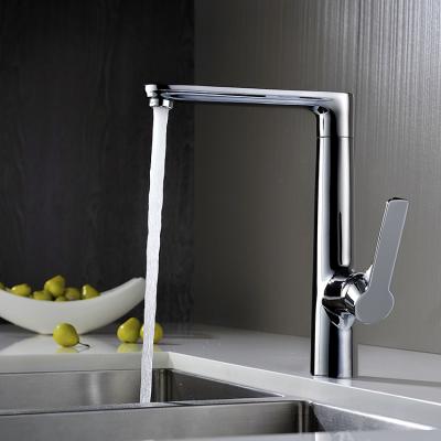 China Sense Faucets Single Handle Kitchen Faucet Cold Water Hot Function Kitchen Faucet Brass Kitchen Faucets for sale