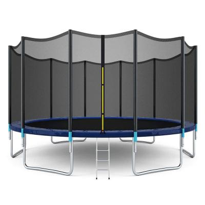 China Trampoline Jumping Zone With Safety Net Outdoor Gymnastic Trampoline For Fitness for sale