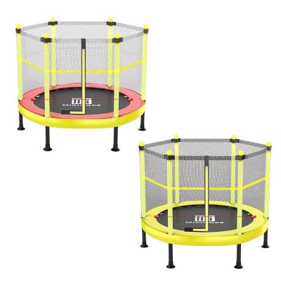 China With Protective Net Cheap Indoor Children Trampoline China Factory Jumping Mat for sale