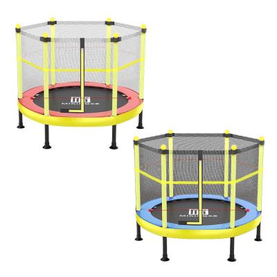 China With Protective Net Professional Foldable Mini Kids Indoor Trampoline With Safety Net for sale