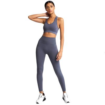 China Breathable Sporty Wear Multiple Styles Women Yoga Wear Set Sport Bra+ Soft High Waist Workout Yoga Pants for sale