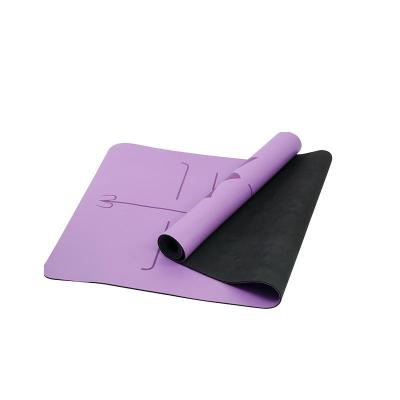 China Environmental protection PU pilates fitness yoga non-slip high quality rubber mat for sale