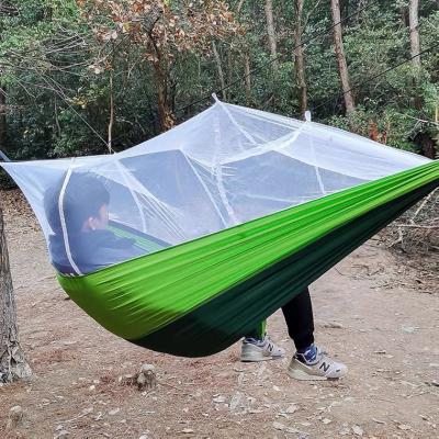 China Durable New Adult Single Parachute Double Portable Nylon HammockTent Camping With Mosquito Net for sale