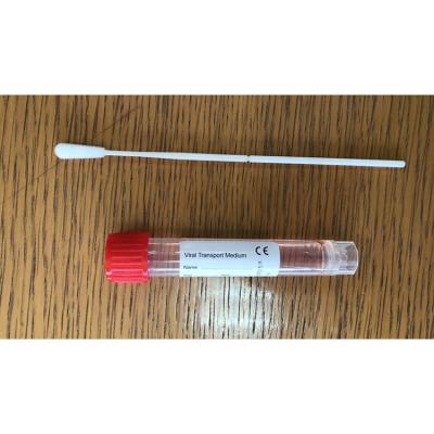 China Clinic VTM sampling tube with Oral flocked Swab for sale