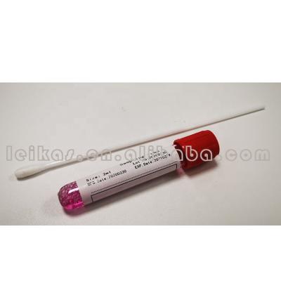 China Clinic CE approved VTM with 3ml transport media and assembled swab for sale