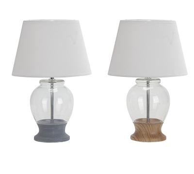 China Modern Glass And Cement Table Lamp 2700K (Soft Warm White) Lighting And Circuitry Design for sale