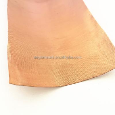 China Wear Resistance Electromagnetic Shielding Screen 40 Mesh Wire Red Copper Gauze for sale