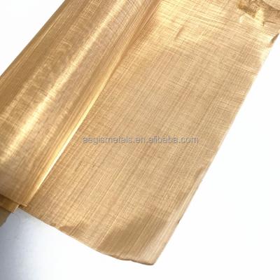 China Plain Woven Twill Weave Wire Mesh 90% Cu 10% Zn Bronze Alloy 200 250 300 350 400 450 Mesh Bronze Wire Mesh for sale