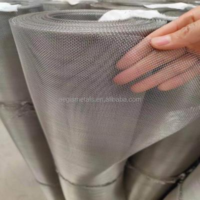 China Corrosion Resistance SWG28 40 Mesh Pu Al Wire Screen Aluminum Woven Wire Mesh for sale