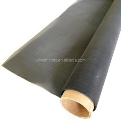 China Black Titanium Plain Weave Wire Mesh Screen 150 Mesh 100 80 60 40 20 for sale