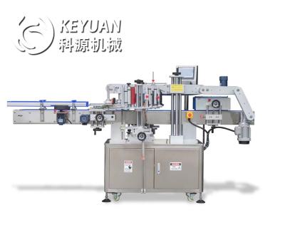 China Automatic Bottle Glass Flat Side Surface Food Jar Labeling Machine for sale